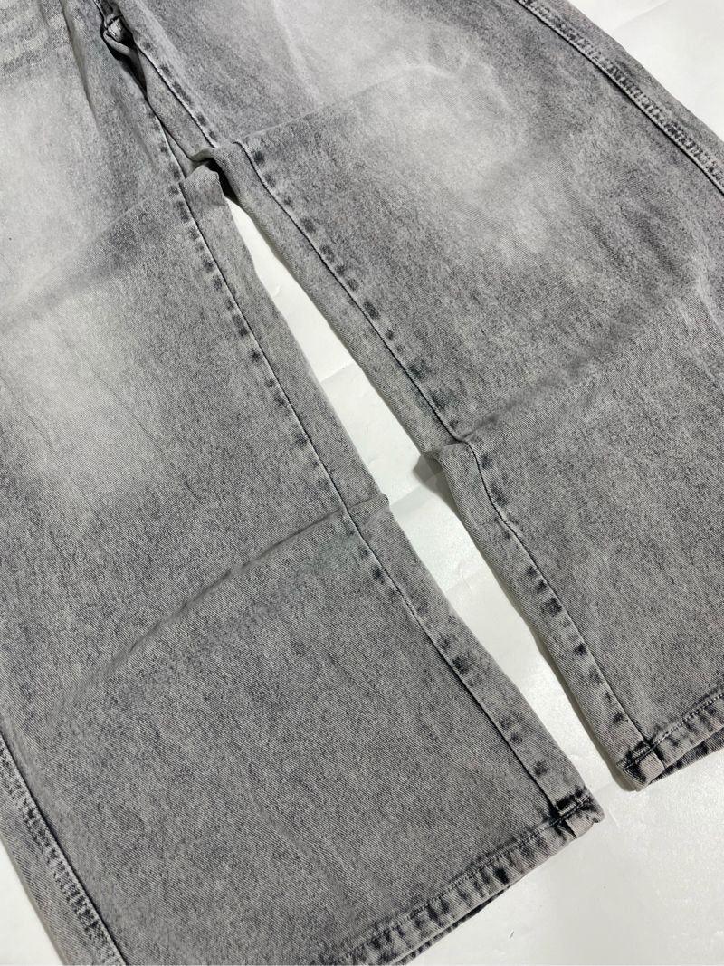 Baggy jeans grey wash, foto 5