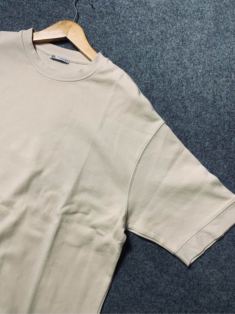 Zara Boxy Fit Heavyweight Cotton Tee, foto 5