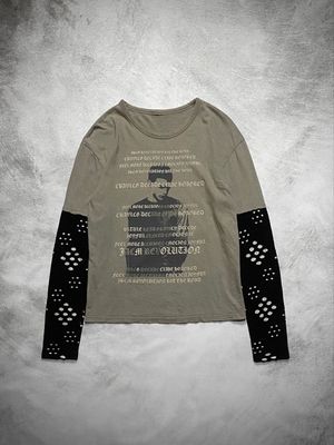 ݁ᛪ༙ Graphics double layered t-shirt ᛪ༙