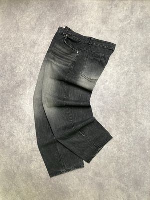 Black Washed Baggy Jeans