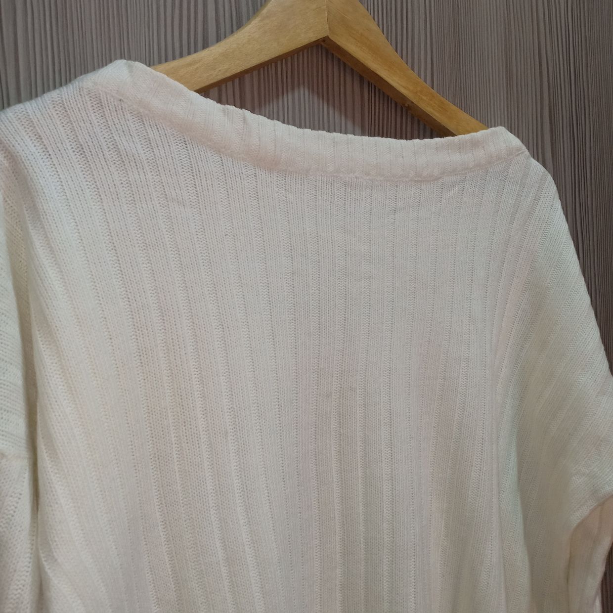 Sweater Knit White Korean LD/P :, foto 3