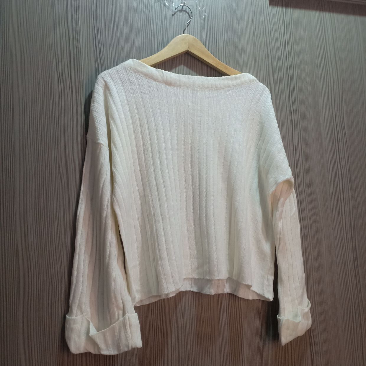 Sweater Knit White Korean LD/P :, foto 5