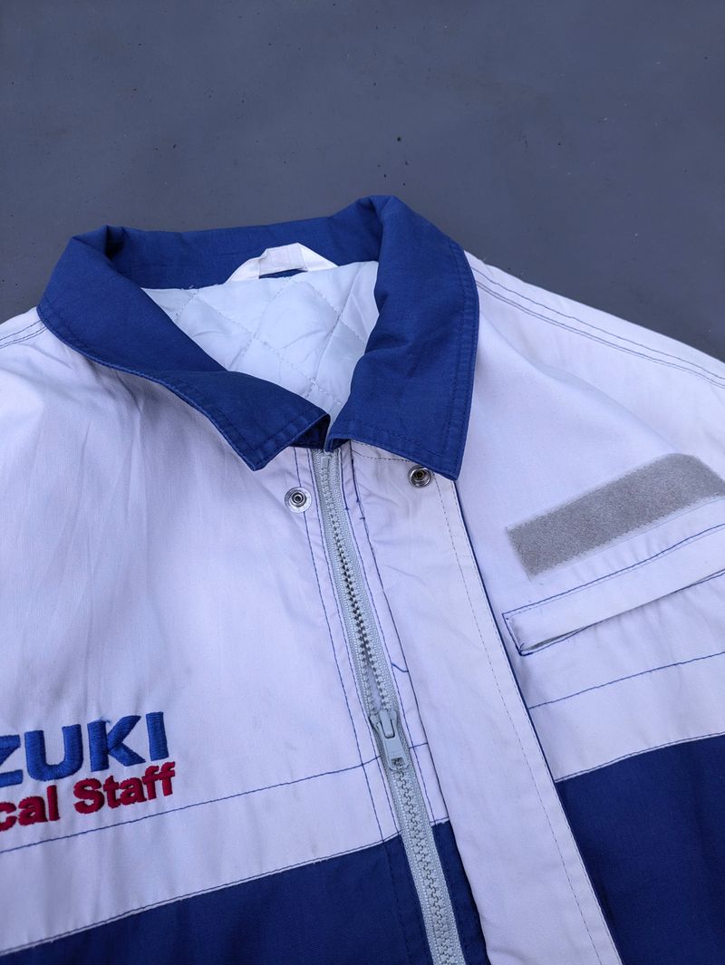 VINTAGE 90's SUZUKI TECHNICAL STAFF WORKERS JACKET, foto 5