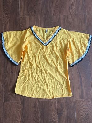 Yellow Indie Top