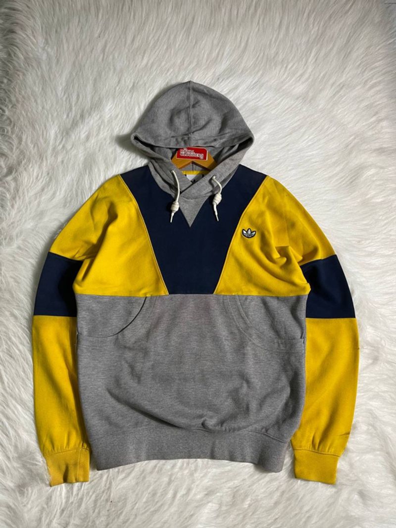 Hoodie rare adidas color block second, foto 3