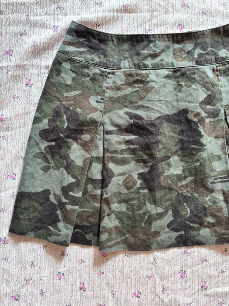 Camo Pleated Mini Skirt, foto 3