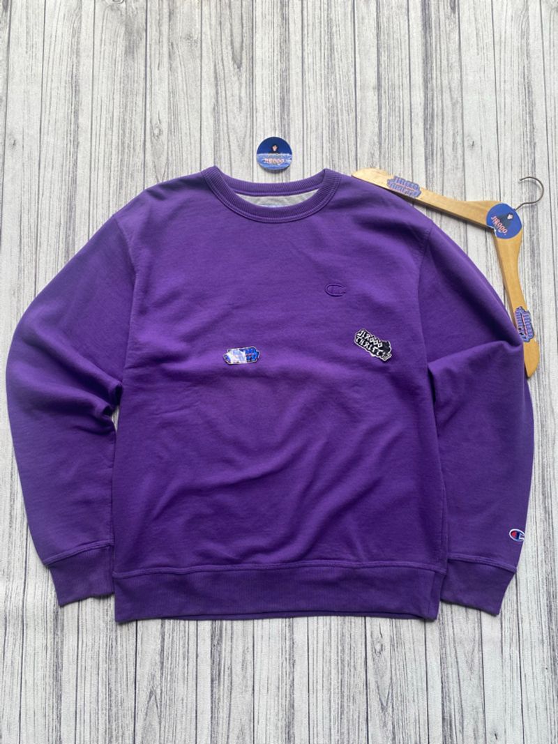 CREWNECK CHAMPION // UNGU L, foto 3