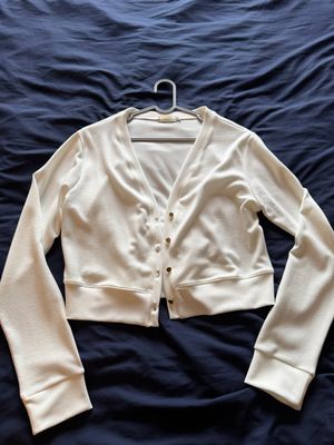 Cardigan Ocha Wear putih all size