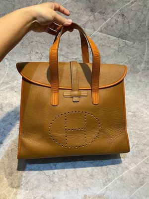 Tas Hermes Feu2dou leather twocolour