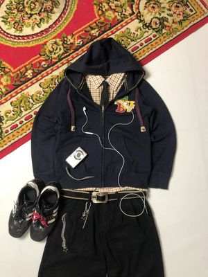 Hoddie Teenie Weenie Vintage StreetWear Navy