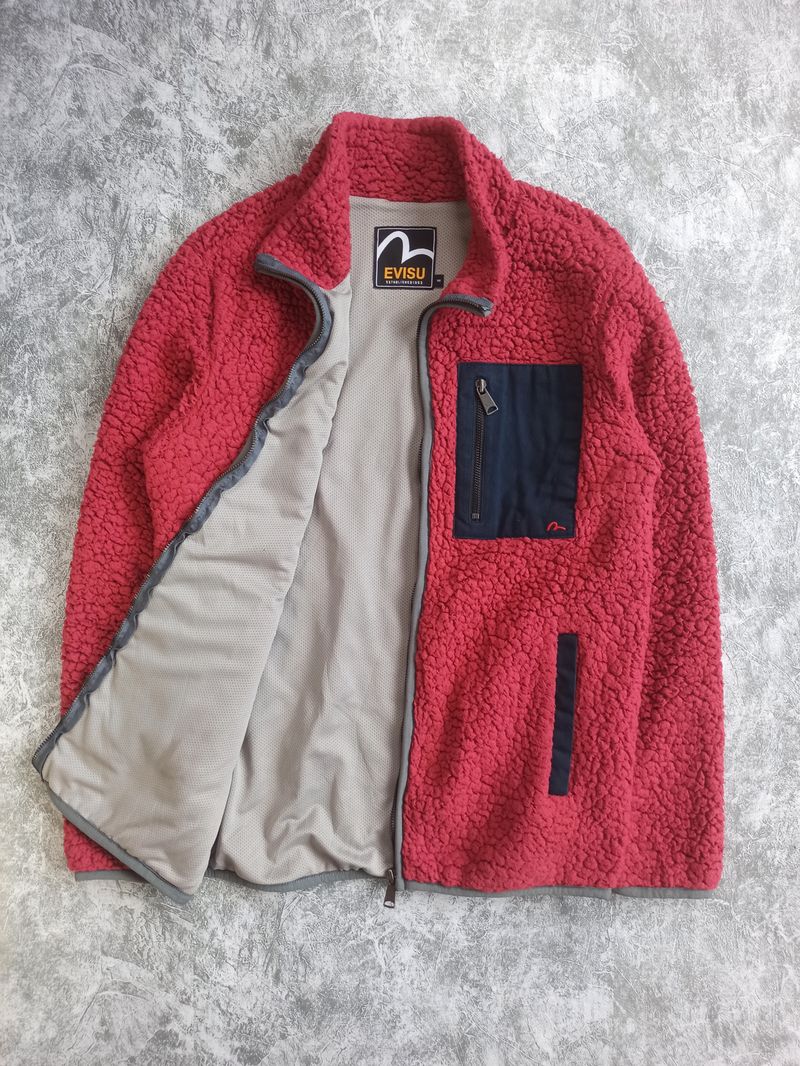 EVISU FLEECE/SHERPA JACKET, foto 5