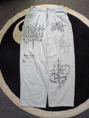 JEANS BLUE PAINTING SIGLSM