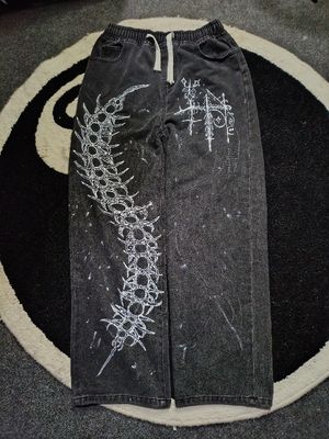 BAGGY JEANS PAINTING SIGILSM CENTIPEDE