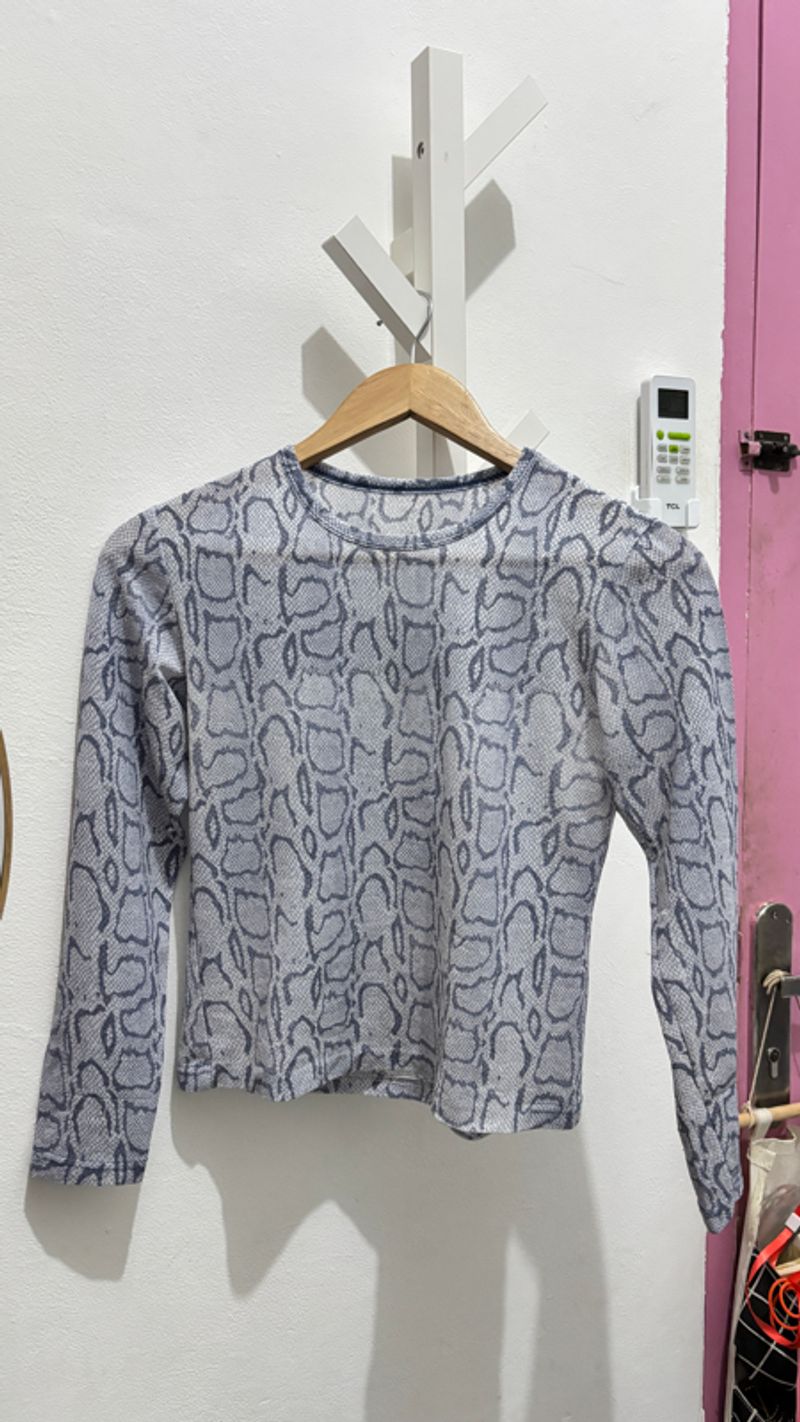 Long sleeve - snake skin pattern, foto 2