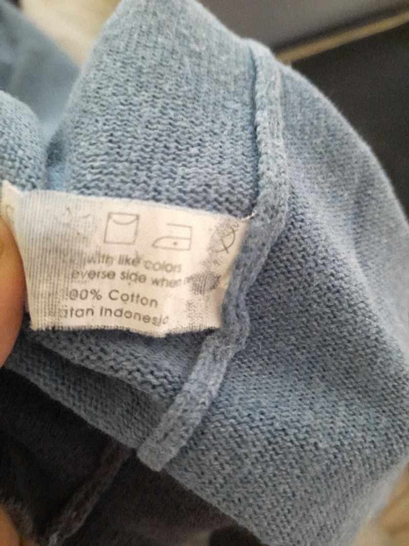 TopToe - blue collar cardigan, foto 4
