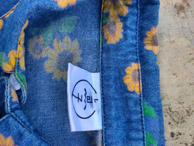 Denim flowers print, foto 4