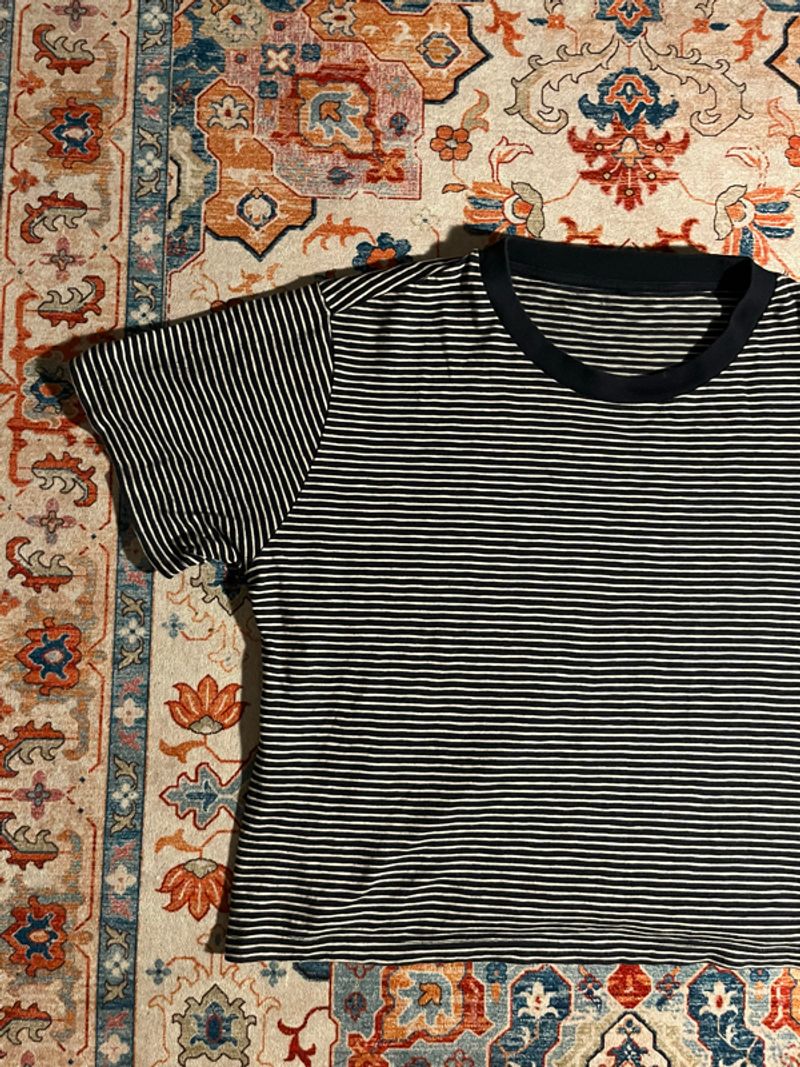 striped crop top uniqlo, foto 4