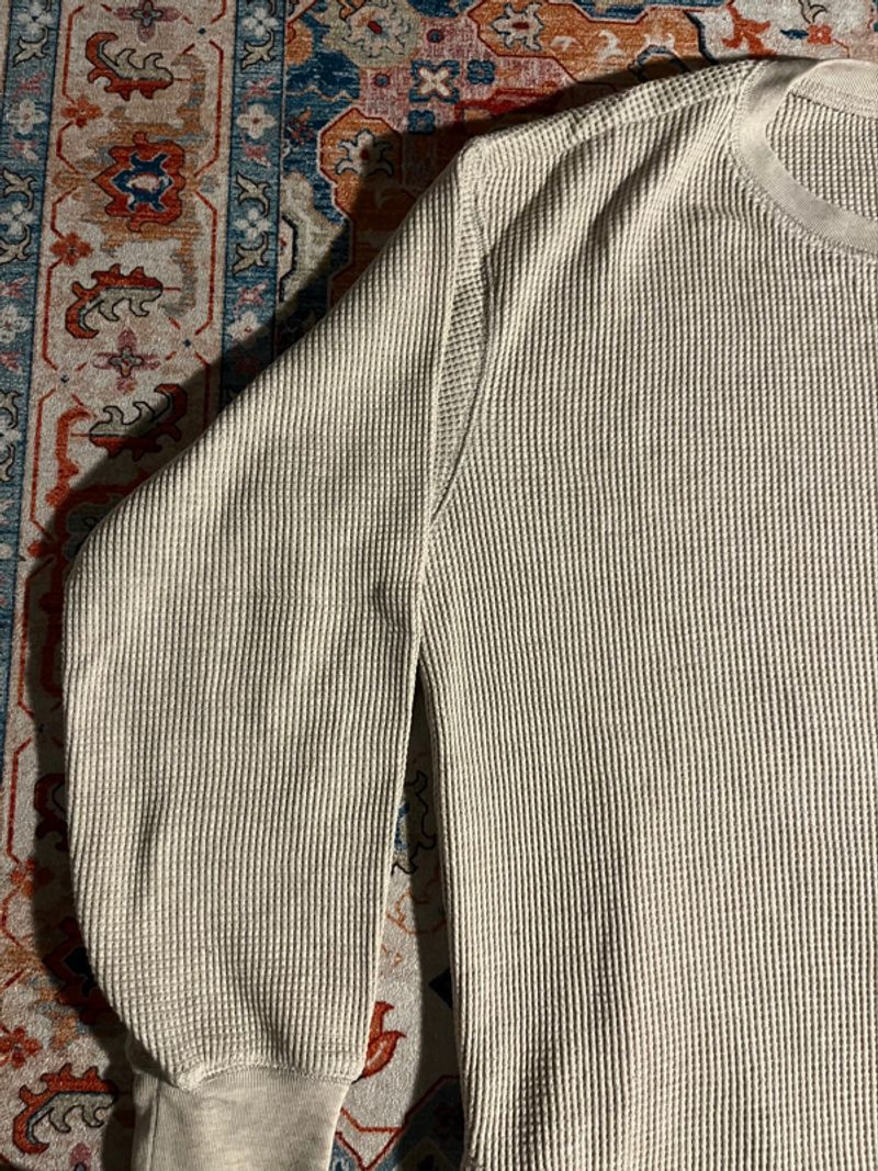 waffle patterned long sleeve uniqlo, foto 3
