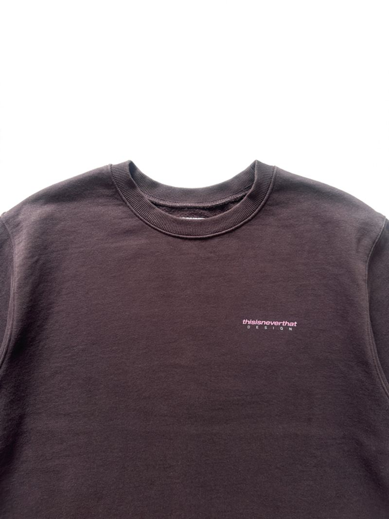 THISISNVRTHAT DSN-Logo Crewneck - Charcoal, foto 3