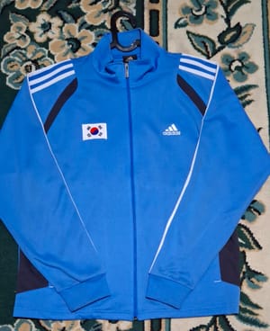 Adidas Sportswear Track jacket Pria blue