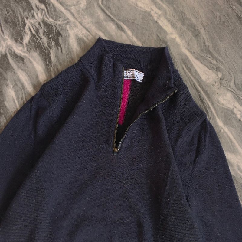 Halfzip Jean-Michel Basquait Navy, foto 3