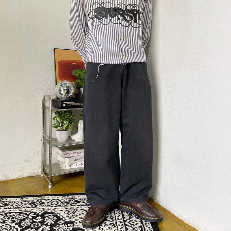 BLACK BAGGY PANTS LOOSE FIT, foto 2
