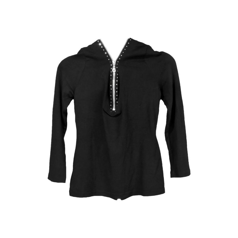 BEATRICE DOUBLE FRONT-BACK ZIP-UP LONG SLEEVED CARDIGAN, foto 2