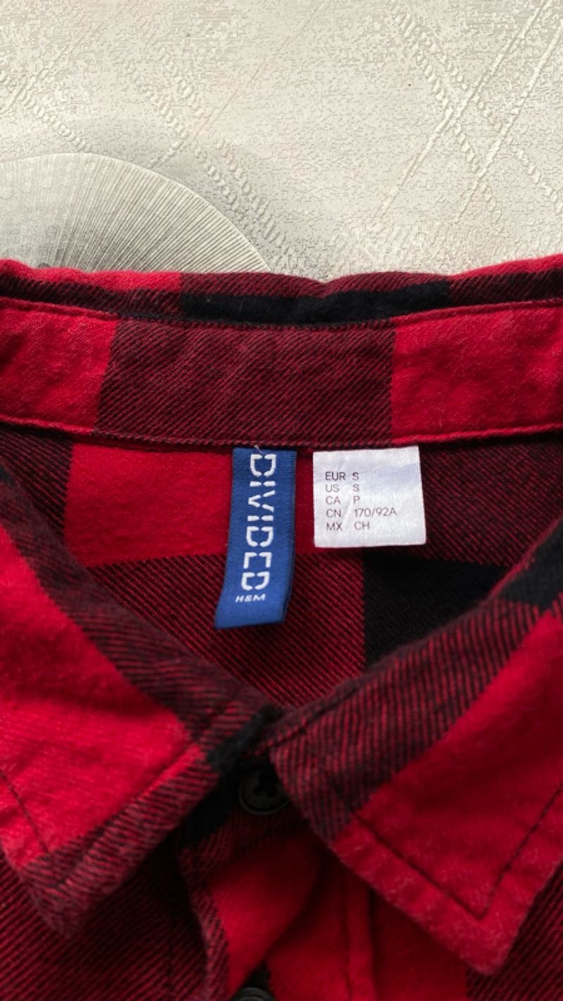 Kemeja flannel h&m, foto 2