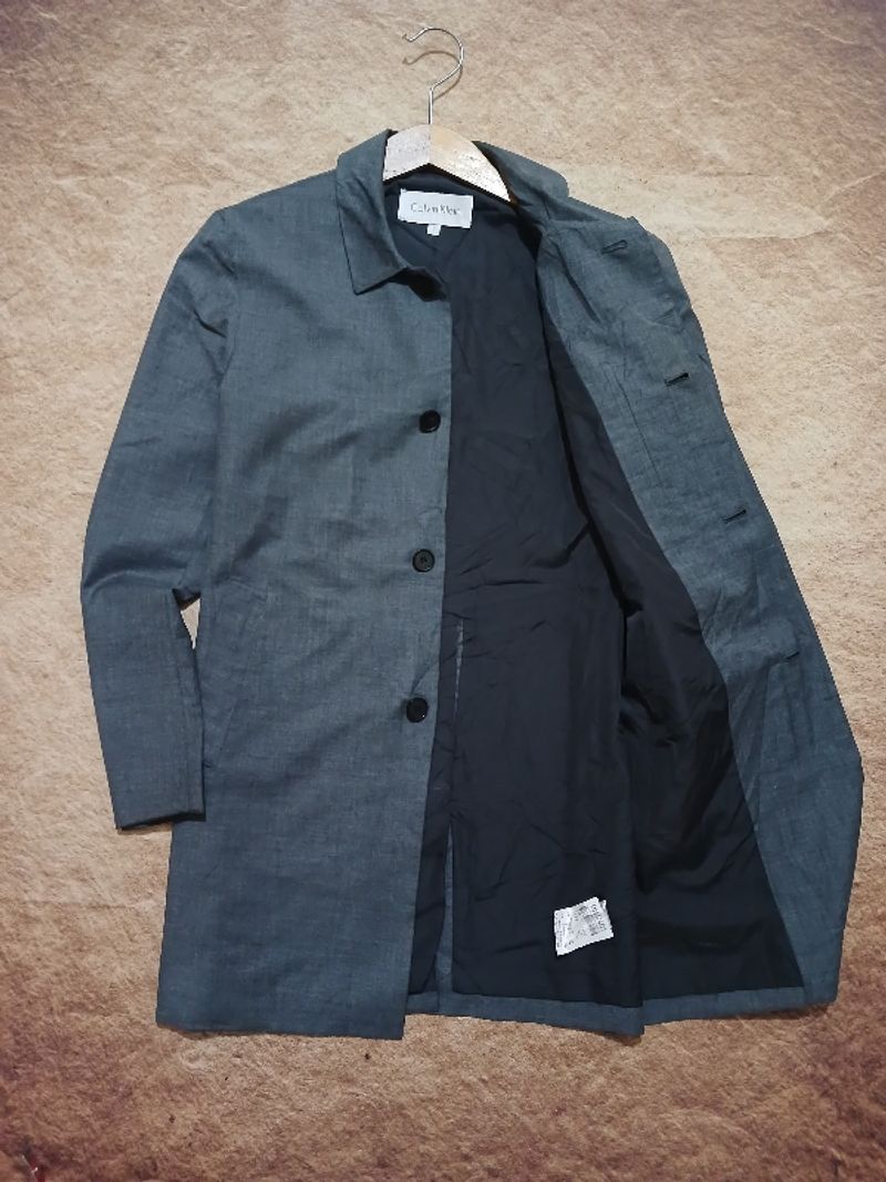 Jaket calvin klein pria long coach second original, foto 2