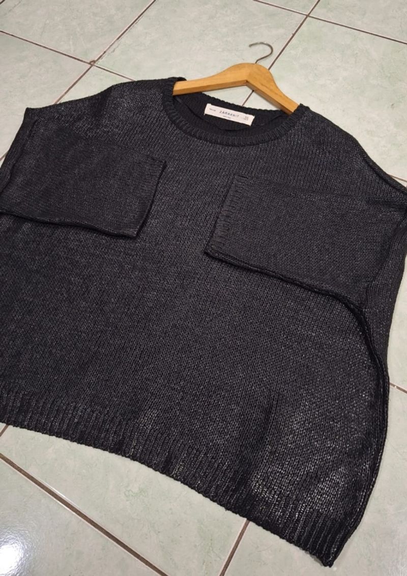 Zara knit reguler black, foto 5