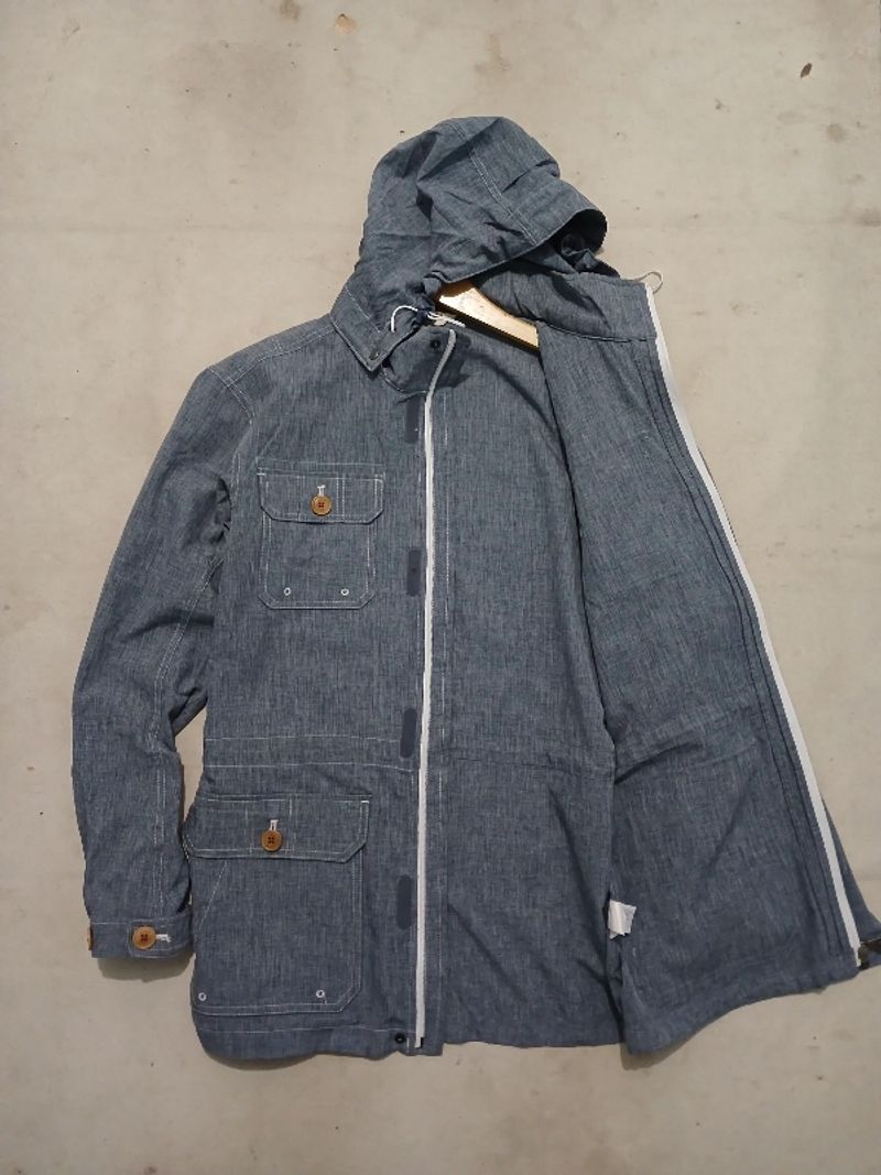 Jaket utility aigle outdoor second thrift original, foto 4
