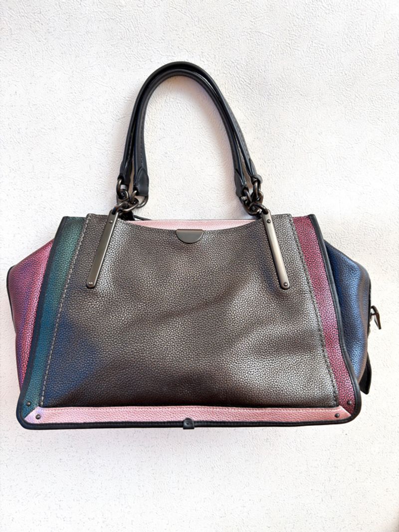 COACH METALLIC COLORBLOCK DREAMER BAG AUTHENTIC, foto 5