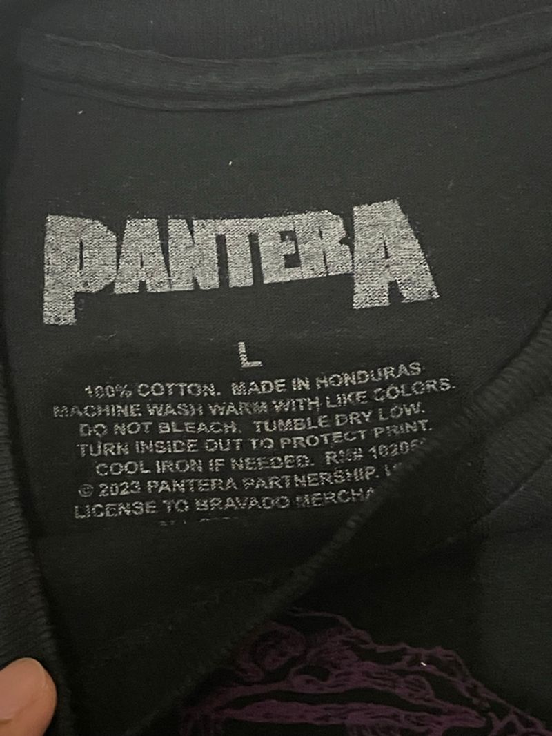 PANTERA OFFICIAL WORD TOUR MERCH, foto 5