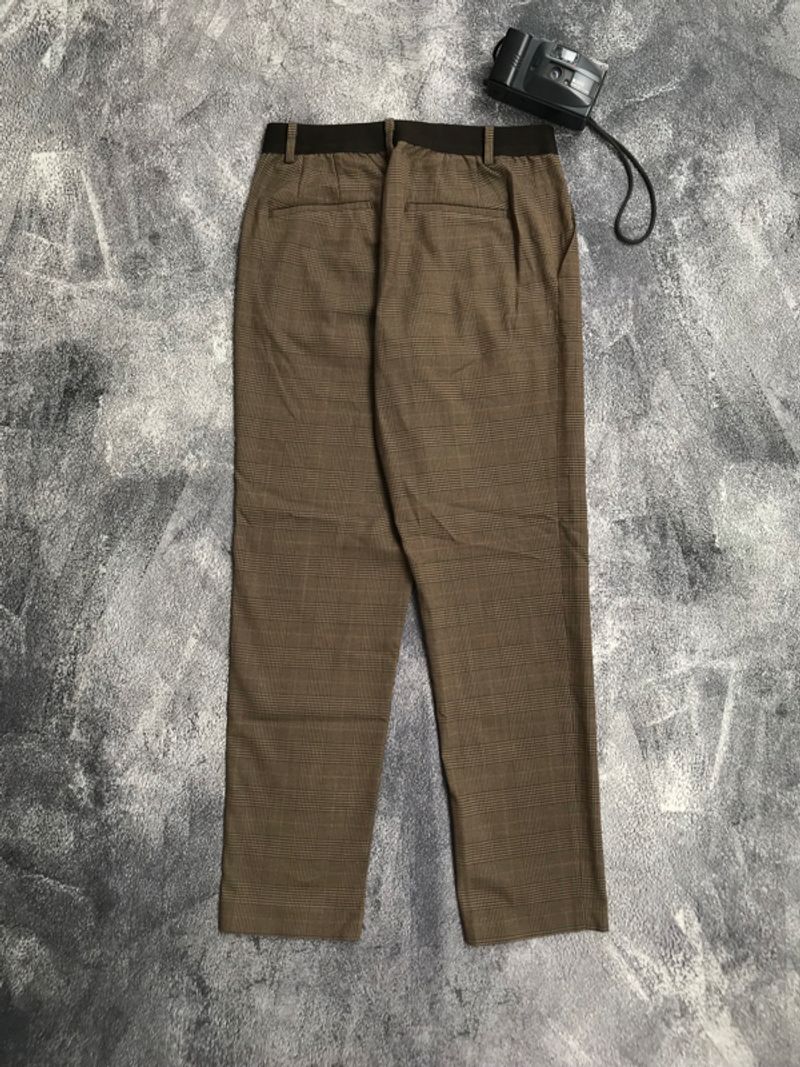 Celana ankle tartan uniqlo, foto 2