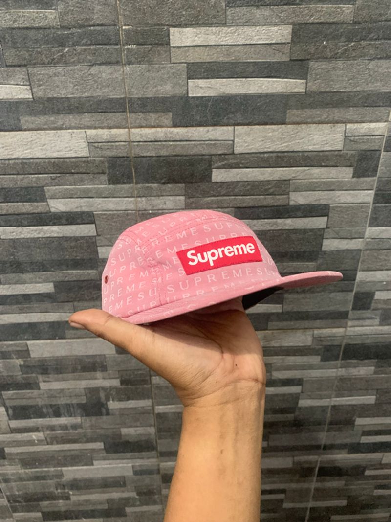 Supreme Text Jacquard Camp Cap Ss15, foto 3