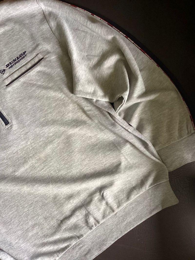 Tracktop zipper Dunl0p M0t0sport Gray Basic, foto 5