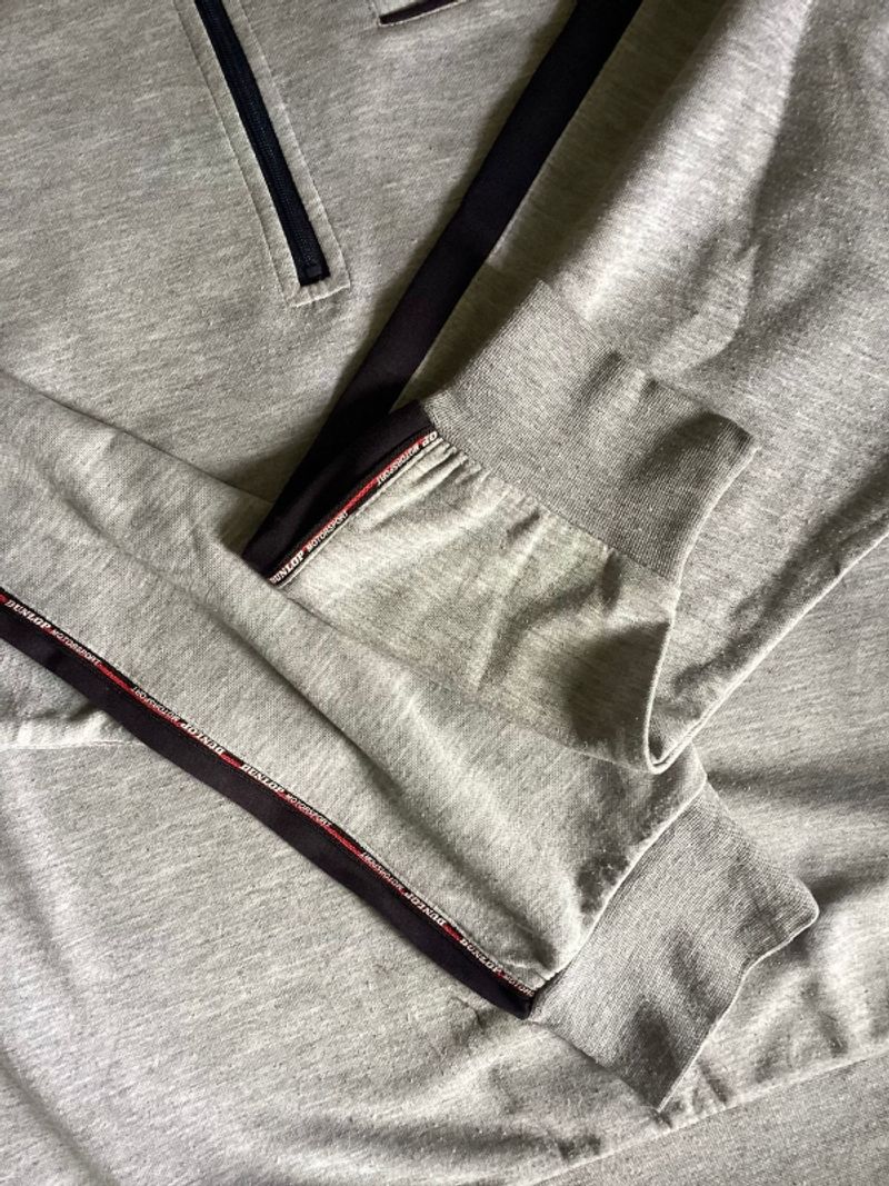 Tracktop zipper Dunl0p M0t0sport Gray Basic, foto 2