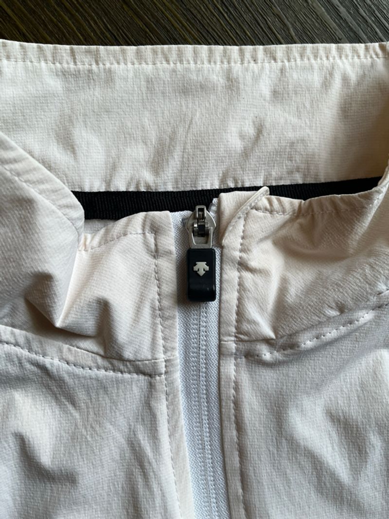 Descente Quarter Zip Windbreaker Jacket - White, foto 4