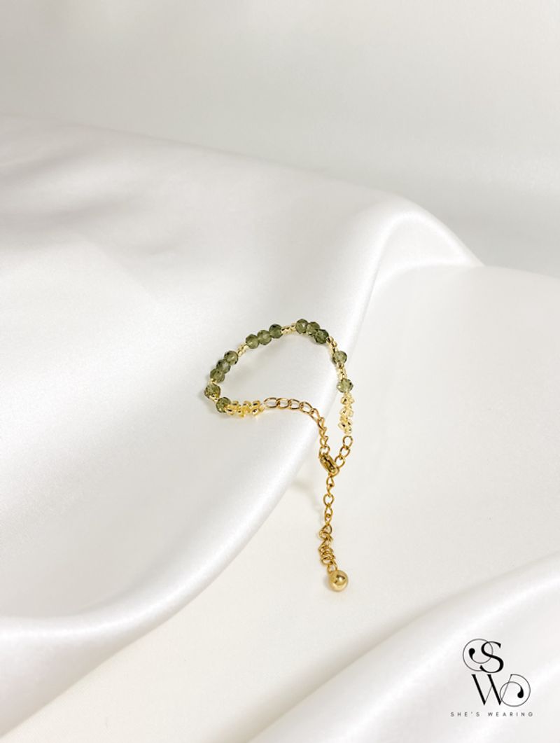 Tatiana Bracelet in deep green, foto 3