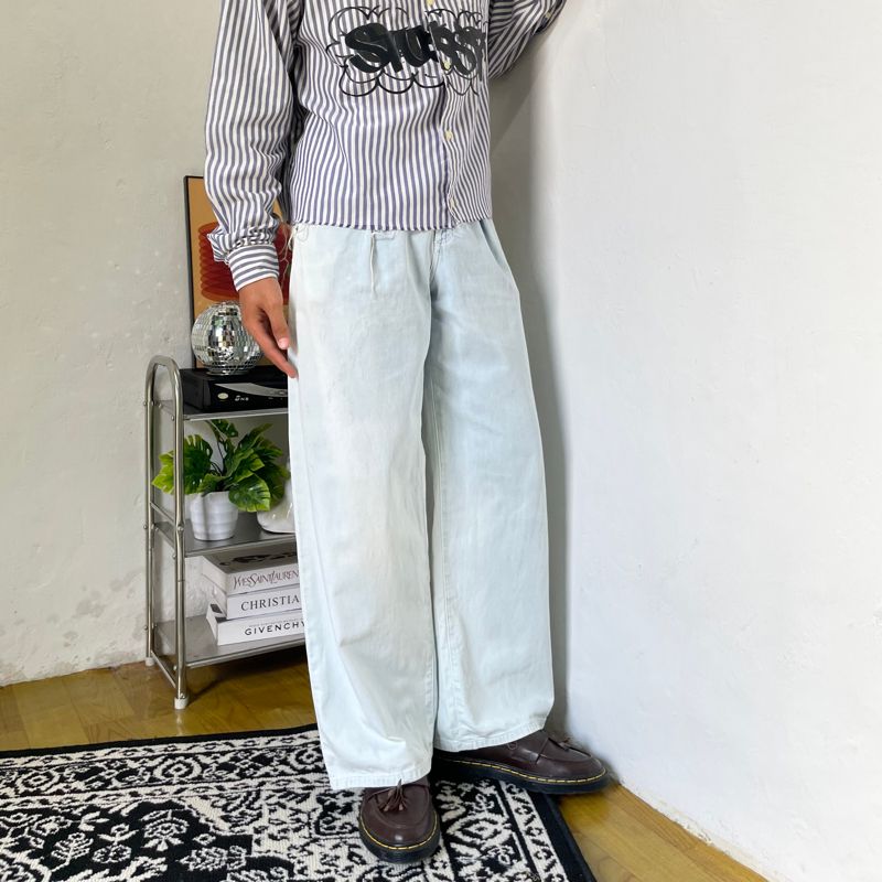 Lightblue UNIQLO jeans baggy, foto 2