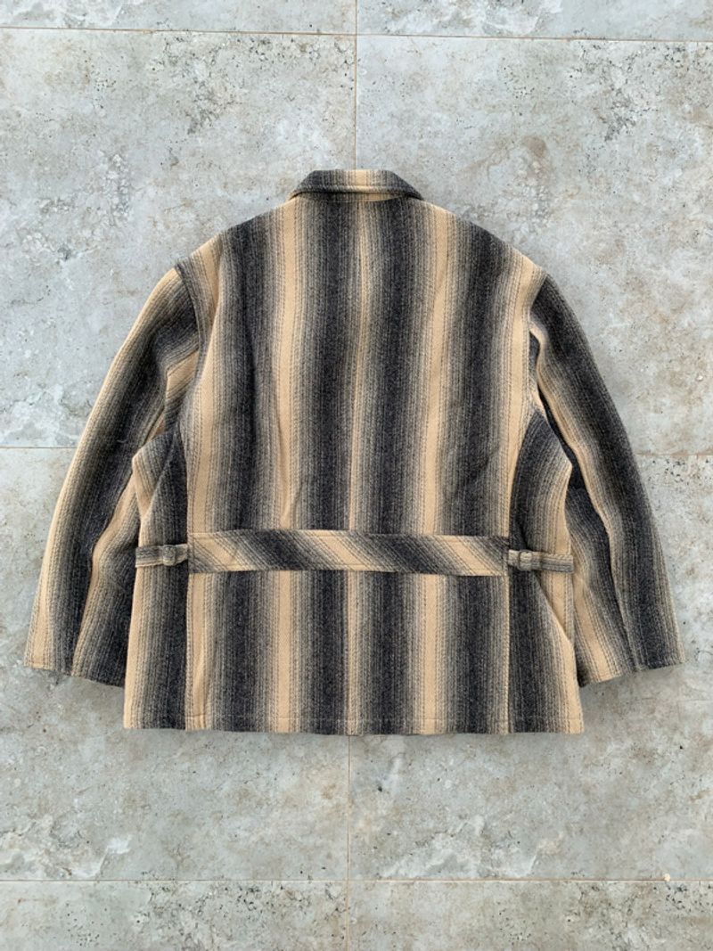 Vintage RRL Ralph Lauren Wool Striped Jacket, foto 2