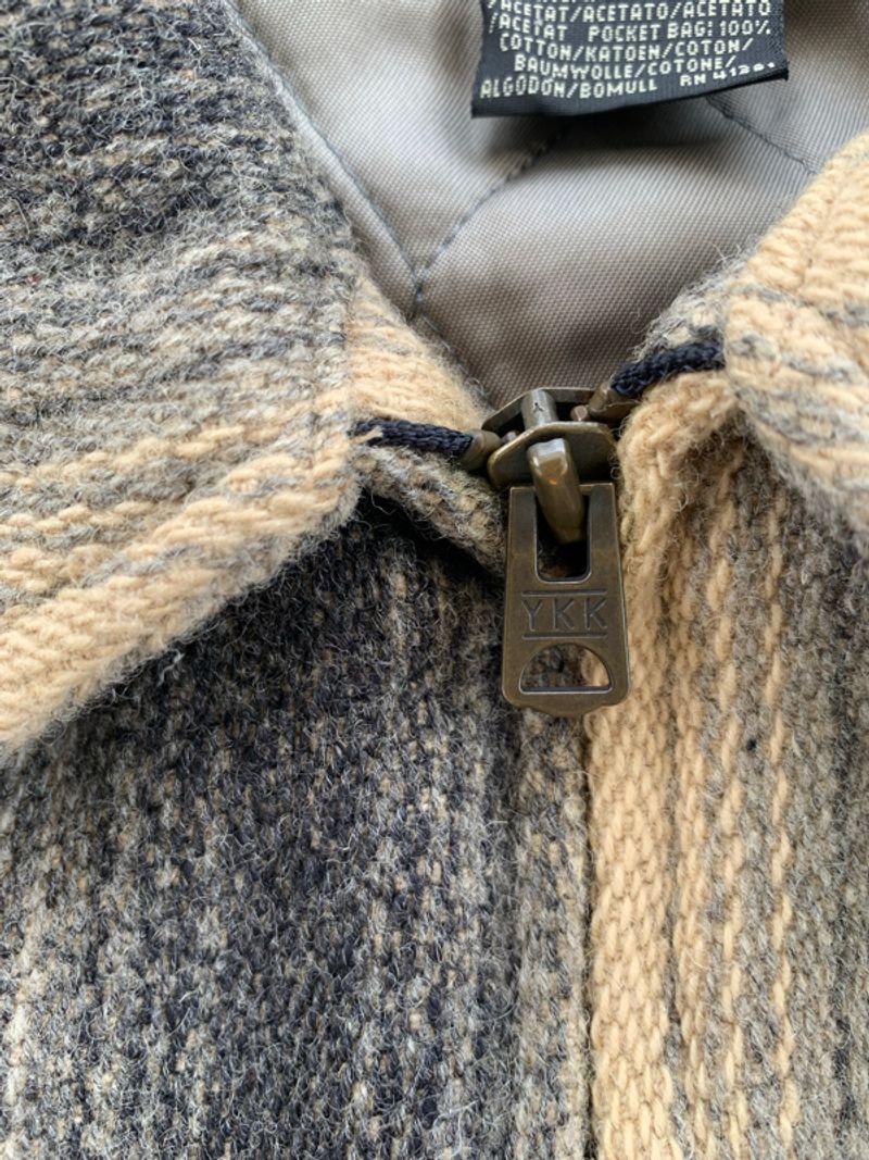 Vintage RRL Ralph Lauren Wool Striped Jacket, foto 8