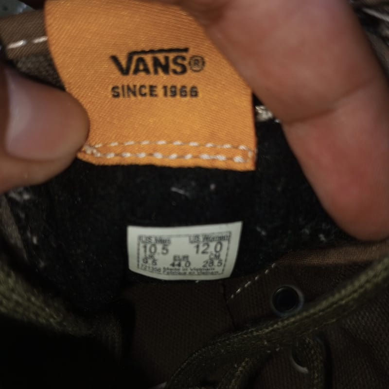 VANS Casual Sneakers Pria green black, foto 5