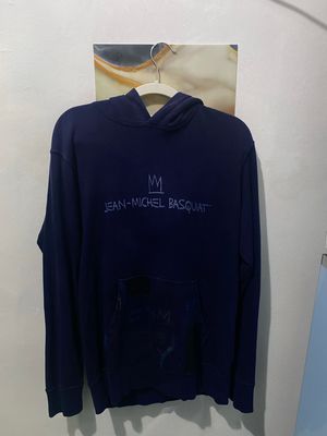 Hoodie jeans michel basquat colab aniqlo