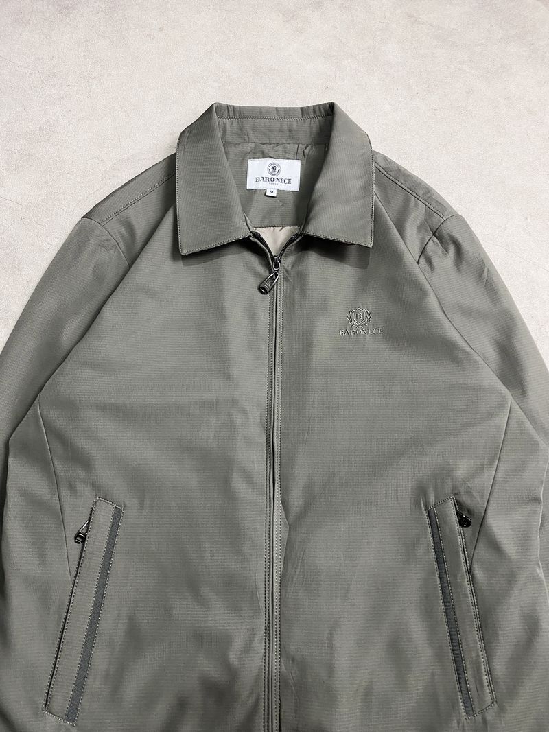 Baronece Harrington Casual Work Jacket Boxy Bomber Flight, foto 2