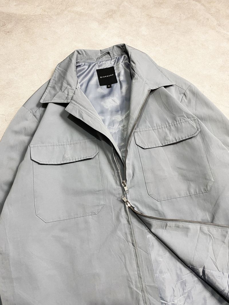 Giordano Double Zip Casual Blouson Work Jacket Boxy, foto 3
