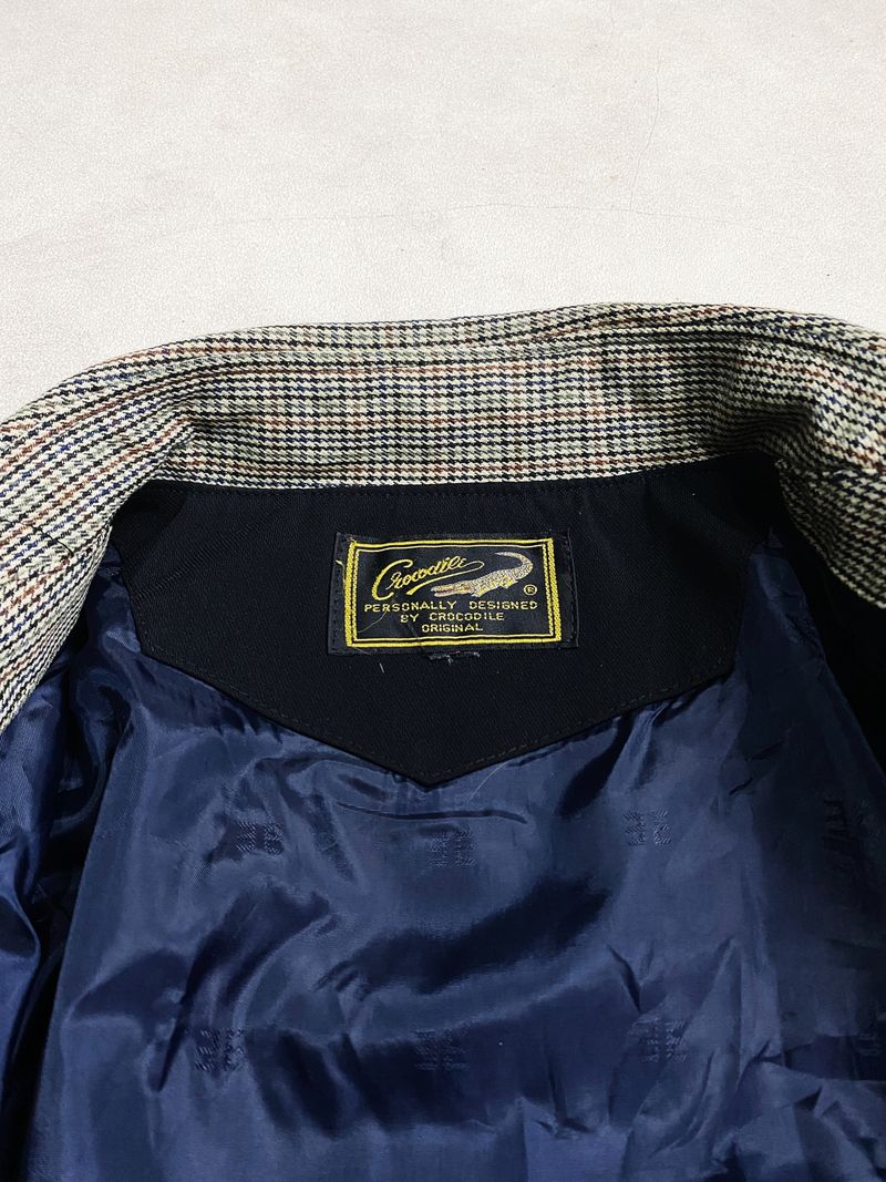 Crocodile Harrington Casual Work Jacket Boxy Bomber Flight, foto 7