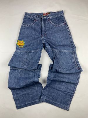 Vintage Akademik Y2K Denim Long Pants