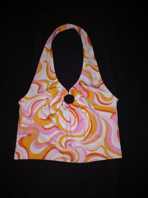 halter neck top h&m