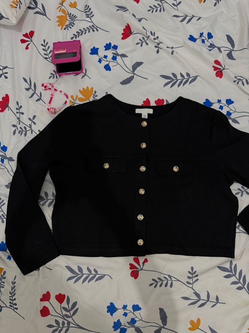 Preloved H&M Cardigan Black, foto 3